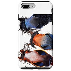 iPhone 7 Plus / 8 Plus HoRSe PRiNT ANiMaL PRiNT WHo LeFT THe GaTe OPeN? 케이스, 단일옵션