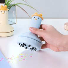 안녕 오리 지우개 청소기 블루