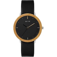 MAM Originals 엄만 가죽 팔찌 (629)와 FERRA 남성 아날로그 일본 쿼츠 시계를 relojes