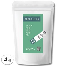 차마신티 저온가공 감잎차 친환경 PLA 삼각티백, 4개, 1g, 50개입