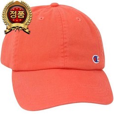 챔피온 남성 경량 길이 조절가능 캡 모자, 코랄/C 로고　　　상품코드: 733p