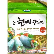 [ANH SANG FOOD CO.LTD] 월남쌈 (몬 현미 원형 16Cm 200g), 200g, 1개