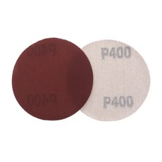 3 인치 75mm 산화 알루미늄 건식 60 ~ 2000 그릿 금속 및 자동 및 목재 샌딩 연마를위한 후크 및 루프 사포 샌딩 디스크, 400 Grit, 40 Pcs, 40개