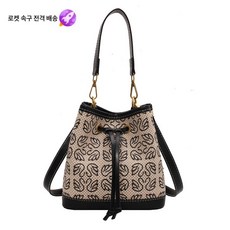 [백화점 면세점]대외 무역 bag 가방 여성 가방 2021 가을 패션 물통 가방 한국판 ins 트렌드 숄더 크로스백
