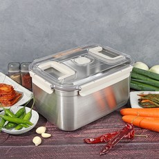 락앤락 숨쉬는 스텐 김치통 9.8L / 김치보관용기 밀폐용기, 1개