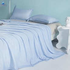 하늘색이불