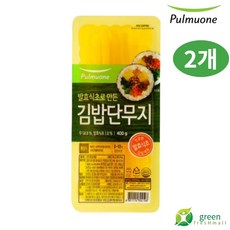 풀무원 김밥단무지 400g, 2개