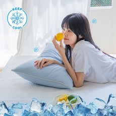 드리울 에어쿨 냉감 여름 침대패드, 화이트