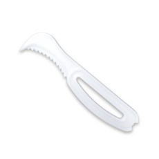 생활을그리다 일회용 랩칼 홀쭉이 화이트, 2개, 1000개입
