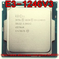 인텔 CPU 제온 E3-1246V3 3.50GHz 8M 84W 쿼드 코어 E3 1246V3, 한개옵션0