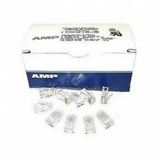 바람구름 Made in USA AMP 정품 박스 RJ-45 앰프 컴퓨터용품, 단일 수량, 단일 색상