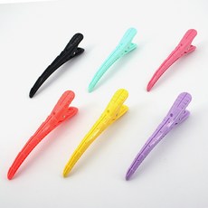 바다가 헤어 핀셋 4개 묶음 헤어클립 집게핀 머리핀, 바다가핀셋 보라 4개 묶음
