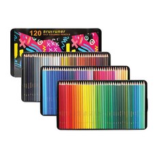 니오니색연필 프로 핸드페인팅 72색 수용성 색연 48색 학생용 그리기 도구 세트 초보자, 36가지색상유연 + 72지개
