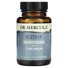 Dr. Mercola Biothin 크로뮴 함유 베르베린 캡슐 30정, Dr. Mercola Biothin 크로뮴 ..., 1개