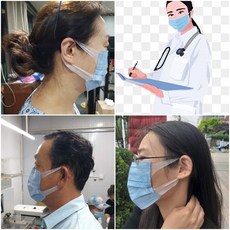 귀 숨쉬기 편한 수능 마스크 비말차단 일회용 덴탈, 1박스, 50개