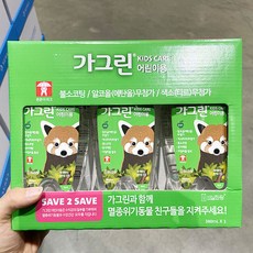 사과맛어린이가그린380mlx3입