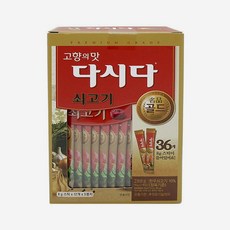 쇠고기 다시다 명품골드 조미료 스틱형 8g 36개입 271867, 쇠고기 다시다 명품골드 조미료 스틱형 8g 36개입 2