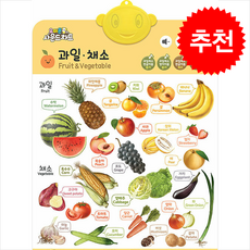 요미몬 사운드차트 과일 채소 + 쁘띠수첩 증정, 유비윈, 도서