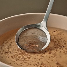 에비히슈테른 카르 304 스텐 거품 국자 건지개 거름망(넓은), 넓은거름망, 1개