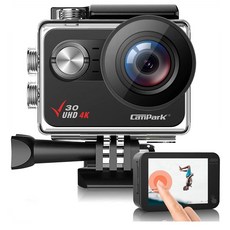 Campark V30 액션카메라 4k 20MP WiFi 1350mAh 악세사리 키트 액션캠, 1