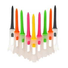 엔조프 프로페셔널 골프 드라이버티 83mm 10pcs 네온 혼합색상