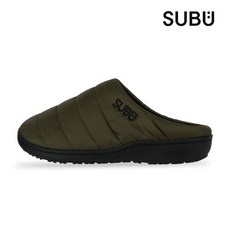 스부 수부 방한 패딩 슬리퍼 다운 샌들 마운틴카키 SUBU-MK