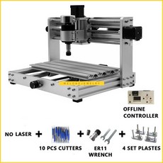 선반기계 MCT 밀링 조각 200W 스핀들 3 축 PCB가있는 CNC 3018 Max, 레이저 없음