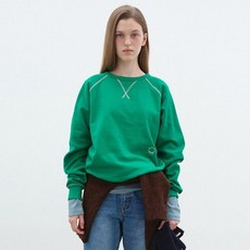 벤시몽 23FW STITCH SWEATSHIRT - GREEN 234870