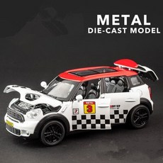 미니 컨트리맨 MINI COUNTRYMAN 자동차 1:32 맨 다이캐스트 합금 차 쿠퍼 시뮬레이션 차 사운드 컬렉션 선물