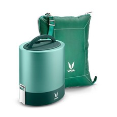  바야코리아 Tyffyn 보온 도시락통 1000ml (가방 증정), 01. 그린 1000ml (가방 그린), 1개 
