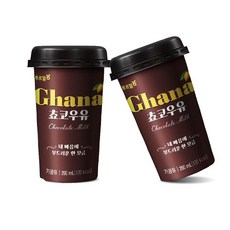 건강한 푸르밀 가나 초코우유 컵 200ml x 10EA
