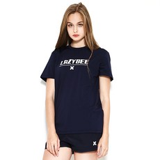 3102 여성 루즈핏 반팔 래쉬가드(단품)_네이비