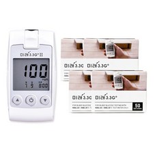 미래 3.3플러스 혈당계 + 시험지200매 + 침200 + 솜200, 1개