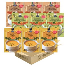 [새늘모아]폰타나 컵수프 3종 9개, 1세트, 60g