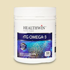 헬스윈 뉴질랜드 알티지 rTG 오메가3 1000mg DHA+EPA 사은품증정, 2개-360캡슐(4개월분)
