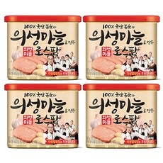 롯데햄 의성마늘 로스팜 340g(4캔), 340g, 4개