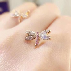 onse SWAROVSKI 스와로브스키 사랑의 가든세트 목걸이 데이지와 잠자리 귀걸이