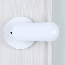 SD101 방문손잡이/레바/방문고리/도어락/문고리/교체, 1개, 화이트