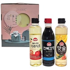 스페셜3호 간장 식초 맛술 선물세트 명절선물세트 추석선물세트, 1개, 500ml