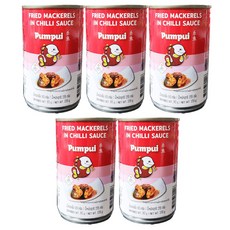 THAI 후라이드 마케럴 인 칠리소스 튀긴고등어 60% 함유 SET제품 worldfood, 155g, 10개