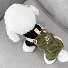 애완 동물 봄 가을 강아지테디 포메라니안 비숑 의류, 1개, 화이트펑크 M