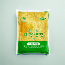 진미 냉동 다진생강 1kg, 냉동다진생강, 1개