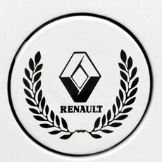 르노 RENAULT 스티커 차량용 범퍼 휀다 튜닝 데칼 스티커, 블랙, 1개