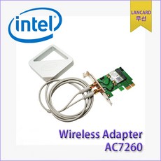 중고 Intel Desktop Dual Band Wireless Adapter AC7260 무선랜카드 PCI-E 867Mbps, 단일상품