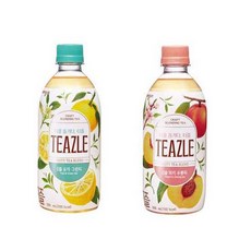 웅진 티즐 500mlx20개(유자그린티10개+피치우롱티10개), 20개, 500ml