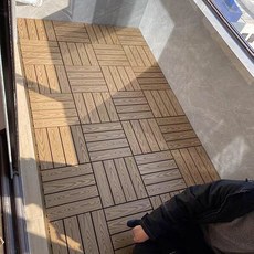 베란다티크나무매트