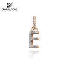 [Swarovski][스와로브스키 SWAROVSKI] 5437621 REMIX COLLECTION 알파벳 E 로즈골드 플래팅 참