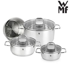 [WMF] 인스피레이션 양수 냄비 3종 세트(16L+20L+24H) + 20찜기, 단일사이즈