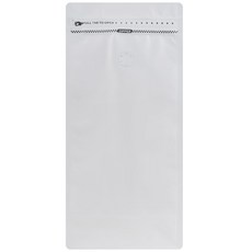 테리장 고급형 아로마밸브 박스파우치 커피 원두 봉투 1kg 무광 화이트, 50개