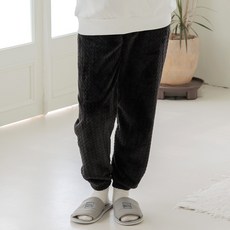 여성 겨울 일자 시보리 포근수면바지